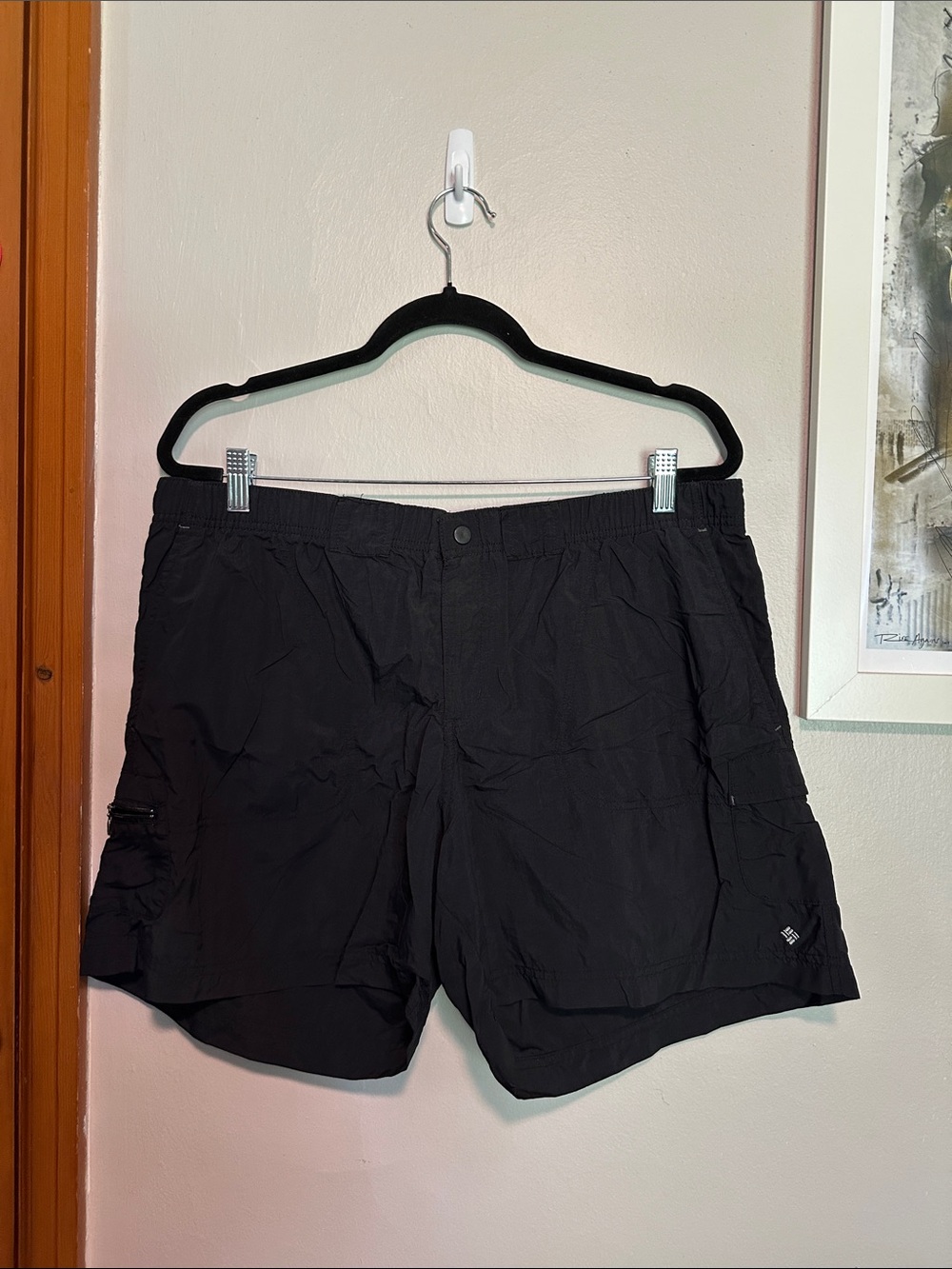 Columbia Women's Black Athletic Cargo Shorts